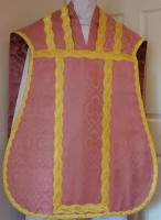 Rose High Mass Set of Roman Church Vestments